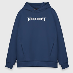 Мужское светящееся худи Megadeth логотип