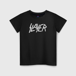 Светящаяся детская футболка Slayer логотип