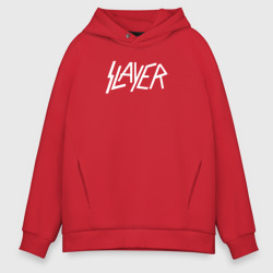 Мужское светящееся худи Slayer логотип