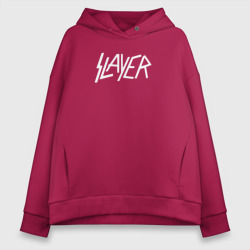 Женское светящееся худи Slayer логотип