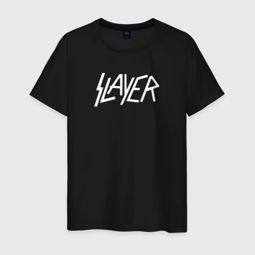 Светящаяся мужская футболка Slayer логотип