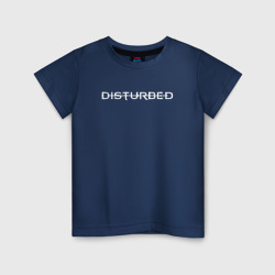 Светящаяся детская футболка Disturbed логотип