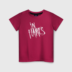 Светящаяся детская футболка In Flames: логотип