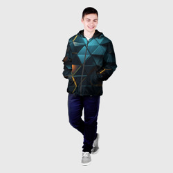 Мужская куртка 3D Объемные частицы с подсветкой - фото 2