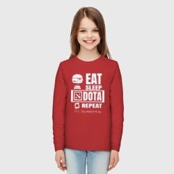 Детский лонгслив хлопок Дота 2 на повторе - фото 2