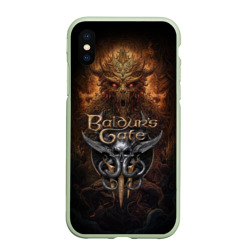 Чехол для iPhone XS Max матовый Baldurs Gate 3  demon