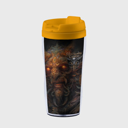 Термокружка-непроливайка Baldurs Gate 3 logo  demon