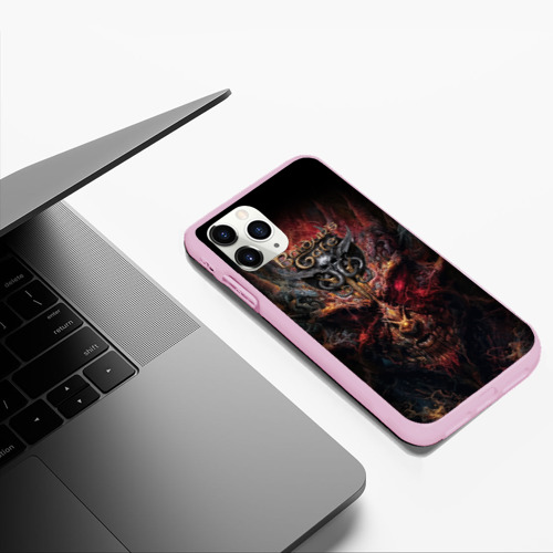 Чехол для iPhone 11 Pro Max матовый с принтом Baldurs Gate 3 logo   demon, фото #5