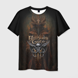 Baldurs    Gate 3 logo   demon – Мужская футболка 3D с принтом купить со скидкой в -26%