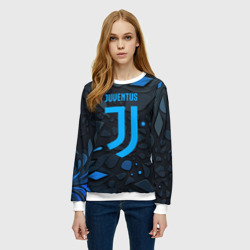 Женский свитшот 3D Juventus blue logo - фото 2