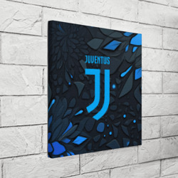 Холст квадратный Juventus blue logo - фото 2