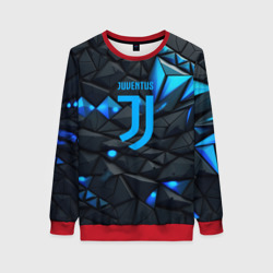 Женский свитшот 3D Blue logo Juventus