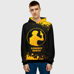 Мужская толстовка 3D Cowboy Bebop - gold gradient - фото 2