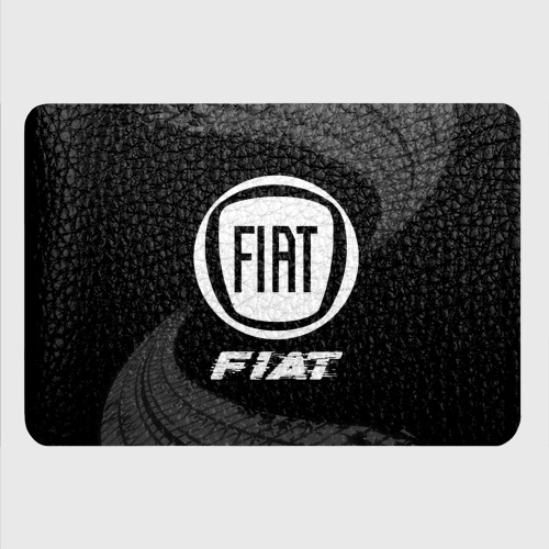 Картхолдер с принтом Fiat Speed на темном фоне со следами шин - фото 4