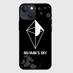 Чехол для iPhone 13 mini No Man's Sky glitch на темном фоне