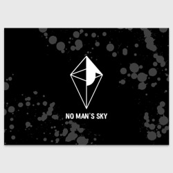 Поздравительная открытка No Man's Sky glitch на темном фоне