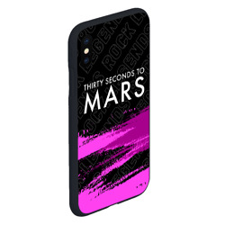 Чехол для iPhone XS Max матовый Thirty Seconds to Mars rock Legends: символ сверху - фото 2