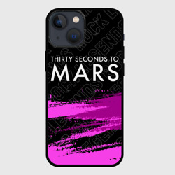 Чехол для iPhone 13 mini Thirty Seconds to Mars rock Legends: символ сверху