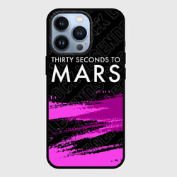 Чехол для iPhone 13 Pro Thirty Seconds to Mars rock Legends: символ сверху