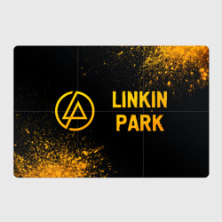 Магнитный плакат 3Х2 Linkin Park - gold gradient: надпись и символ