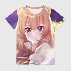 Женская футболка 3D Восхождение Героя Щита Рафталия