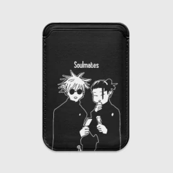 Картхолдер Magsafe магнитный Сатору Годжо и Гетто Сугуру - Магическая битва