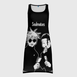 Платье-майка 3D Сатору Годжо и Гетто Сугуру - Магическая битва