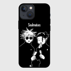 Чехол для iPhone 13 mini Сатору Годжо и Гетто Сугуру - Магическая битва