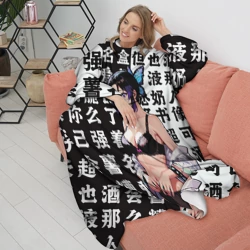 Плед с рукавами Шинобу Кочо - Клинок рассекающий демонов - фото 2