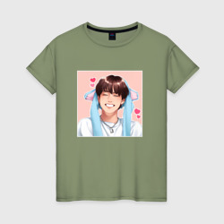 Женская футболка хлопок Han - Stray Kids