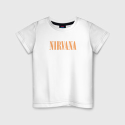 Светящаяся детская футболка Nirvana логотип