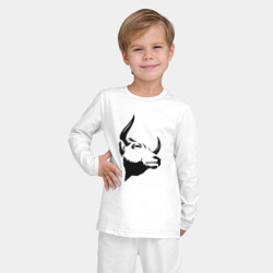 Детская пижама с лонгсливом хлопок Голова быка - фото 2
