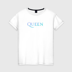 Светящаяся женская футболка Queen логотип