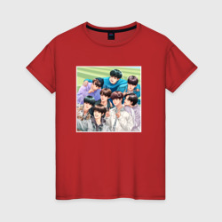 Stray Kids вместе – Женская футболка хлопок с принтом купить со скидкой в -20%