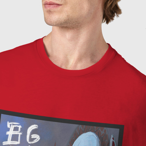 Мужская футболка хлопок Baldur's Gate 3 Иллитид, цвет красный - фото 6
