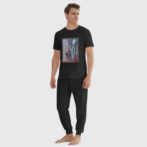 Мужская пижама хлопок Baldur's Gate 3 Иллитид, цвет черный - фото 5
