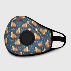 Маска из неопрена Капибары - паттерн