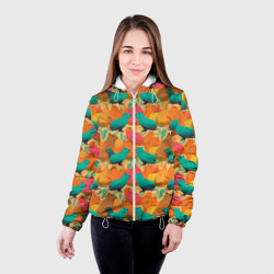 Женская куртка 3D Яркие капибары - фото 2