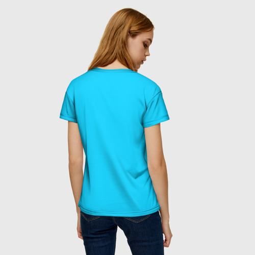 Женская футболка 3D Джек-рассел-терьер в очках мультяшный, цвет 3D печать - фото 4