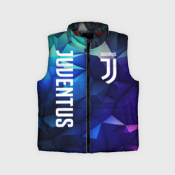 Детский жилет утепленный 3D Juventus   logo blue 