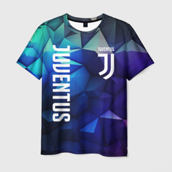 Мужская футболка 3D Juventus   logo blue 