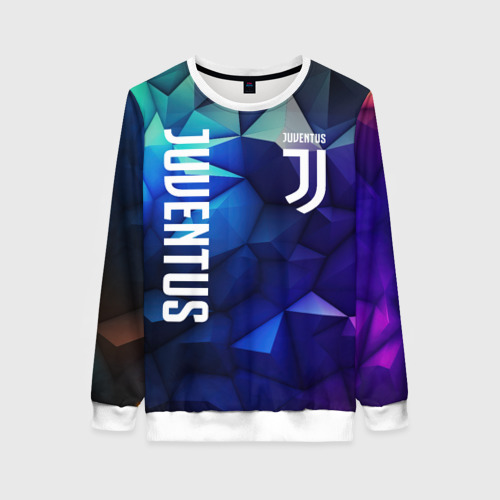 Женский свитшот 3D Juventus   logo blue , цвет 3D печать