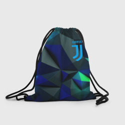 Рюкзак-мешок 3D Juventus  blue   abstract logo