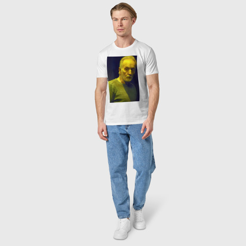 Мужская футболка хлопок Пила Тобин Белл 2023, цвет белый - фото 5