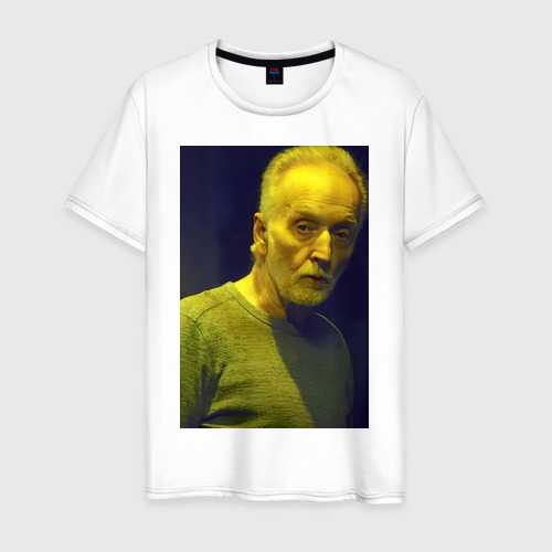 Мужская футболка из хлопка с принтом Пила Тобин Белл 2023, вид спереди №1