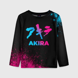 Детский лонгслив 3D Akira - neon gradient