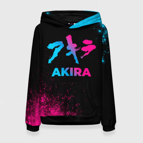 Женская толстовка 3D Akira - neon gradient, цвет 3D печать