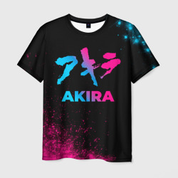 Мужская футболка 3D Akira - neon gradient