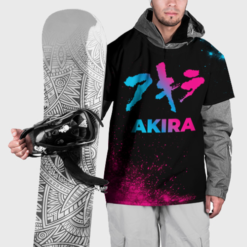 Накидка на куртку 3D Akira - neon gradient, цвет 3D печать