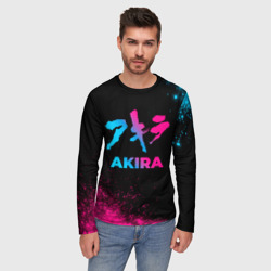 Мужской лонгслив 3D Akira - neon gradient - фото 2